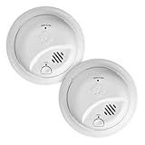 First Alert SMI100, Battery-Operated Smoke Alarm, 2-Pack