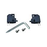 Left Right Brake Light Switch for GY6 50cc 125cc 150cc QMB139 QMJ157 Chinese Scooter Moped ATV Peace Jonway SSR (Left+Right+Tools)