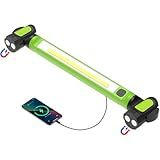 Mechanic Work Light, 3000LM Magnetic Work Lights, 5200mAh Rechargeable LED Work Light Bar, Portable Cordless Underhood Work Lights with Hooks for Inspection Workshop Emergency