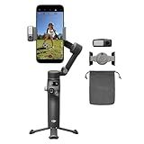 DJI Osmo Mobile 8 Gimbal Stabilizer for Phone, AI Native Tracking with Audio & Lighting, 360° Pan Rotation, Built-in Extension Rod & Tripod, 10h Battery, Extension Rod, Robust 3-Axis Stabilization