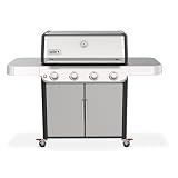 Weber® Genesis S-415 Gas Grill, Propane Grill, Stainless Steel BBQ Grill