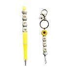 KnvsS Speech Language Pathologist Ballpoint Pen Kaychain SLP Writing Smooth Black Gel Ink Ball Point Pen Cute Personalized Inspirational Therapist Gifts Supplies (SLP)