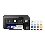 Epson EcoTank ET-2800 Wireless Color All-in-One Cartridge-Free Supertank with Scan and Copy, The Ideal Basic Home Printer - Black