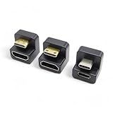 KADO Portable Monitor 180 Degree Adapter Set - Mini HDMI to HDMI 4K 60Hz U Shaped USB-C to USB-C USB 3.1 Gen 2 10Gbps 60W PD Charging Extender Converter for Laptop and Tablet (Major Combo)