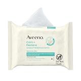 Aveeno Calm + Restore Unscented Makeup Remover Wipes, Alcohol-Free, 25 Ct