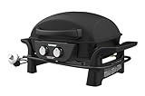 Nexgrill Fortess 2-Burner Portable Gas Grill & Griddle Combo with 263 SQ In Cooking Space, Easy Lift Handles, 13,500 BTU, 2-in-1 Small Tabletop Grill for Camping, Outdoor Cooking, and More - 820-02005