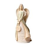 Enesco Foundations Collection Bless Your Retirement Angel Figurine- Resin Hand Painted Collectible Decorative Angels Figurines Home Decor Retirement Statue, 9 Inch