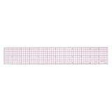 Westcott B-70 8ths Graph Beveled Ruler, 12 in