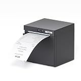 NETUM NT-861 Bluetooth Thermal Receipt Printer, 80mm POS Printer with Auto Cutter, High-Speed 260mm/s, USB+LAN+BT Interface, Support ESC/POS, for Retail Restaurant (Black)
