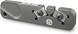 Redi-Edge Single Edge Knife Sharpener – Right or Left Handed Military-Grade Aluminum Knife Sharpener with Duromite Sharpening Elements Set at 20° Angle – Knife, Hook & Needle Sharpening Tool