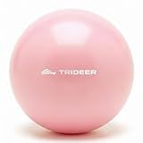 Trideer 9-Inch Pilates Ball, Small Exercise Ball for Yoga, Core Training, Physical Therapy, Balance, Stability and Stretching Pilates Equipment with Inflation Straw