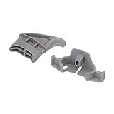 Bosch 00165254 Genuine OEM Upper Dishrack Slide Rail Stop (Gray) for Bosch Dishwashers