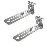 2 Pack Fiber Cement Siding Installation Tool for Hardie Plank 5/16-Inch Thickness 1-1/4-Inch Overlap Stainless Steel Siding Gauge Tool Clamps