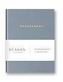 Luxury Engagement Journal for Couples – Wedding Planning & Memory Book with Guided Prompts – Linen Keepsake Journal – Engagement Gift for Bride to Be, Partners – Modern Minimalist Design