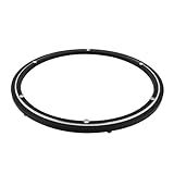 TamBee 20 Inch Lazy Susan Bearing Base, 450 lbs Load Capacity Heavy-Duty Mute Turntable Ring Lazy Susan Hardware for Dining Table, DIY (Black)