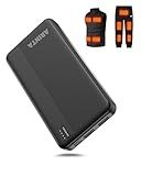 ARINTA 5V 2A Battery Pack Power Bank for Heated Vest, Heated Jackets, Heated Pants, 10000mAh Pocket Size Portable Charger for Heated Clothing, USB Heated Blankets, Heated Coats. (Black)