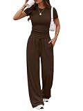 Trendy Queen Women's 2 Piece Matching Summer Lounge Set with Pockets