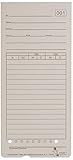 Acroprint 09-9115-000 Time Cards for ATR480 Time Clock, 50 Count(Pack of 1)