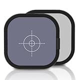REFLEX CAMERA 20cm (8"x8") Double Sided White Balance 18% Grey Card - Portable Gray Reference Reflector for Photo & Camera Colour Correction - Achieve Accurate White Balance in Every Shot