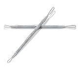 Professional Blackhead Remover Blemish Extractor Tool - Pimple Comedone Removal 2-in-1 Stainless Steel Pimple Popper(2pcs)