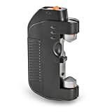 Emiif ABS Stainless Steel Electric Knotter Machine for GT/FG/PR Knot Tying, Micro-USB Charging Bobbin Winder Fishing Tool for PE0.6-PE3 for Braided Lines(Black)