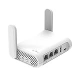 GL.iNet GL-SFT1200 (Opal) Portable WiFi Travel Router, Mini VPN Wireless Router for Fiber Optic Modem, Mobile Internet WiFi Repeater, Dual Band Openwrt Computer Routers, Home/Business/RV/Cruise