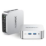ACEMAGIC V1 Mini PC Computers, Intel Twin Lake N150(Turbo 3.6GHz), 16GB DDR4 RAM 1TB M.2 SSD Mini Desktop Computer, 4K HDMI DP/2xUSB3.2 WiFi6/BT5.2, VESA GbE, HTPC/Business Office Micro Pc