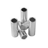 Aluminum Spacer 1/2" OD x 3/8" ID x Choose Your Length, Round Spacer Unthreaded Standoff Bushing Plain Finish, Fits Screws Bolts 5/16 or M8 by Metal Spacers Online (2" Length, 5 Pack)