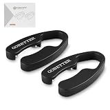 GOBETTER 2 Pcs Wine Foil Cutter with Magnetic Design, Black