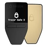 Trezor Safe 3 - Passphrase & Secure Element Protected Crypto Hardware Wallet - Buy, Store, Manage Digital Assets Simply and Safely (Solar Gold)