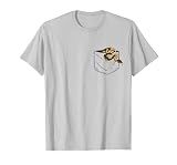 Snake in Pocket - Python T-Shirt, Men, Silver Grey, Large