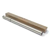 Rahish Tools 3MT Parallel Lathe Alignment Test Bar with High Precision Bar Alloy Steel EN31 Mandrel - Tailstock Re-Alignment Tool with 1 Micron Accuracy & Morse Taper with Max Run-Out of 0.0001"