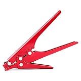 Zip Tie Tool, Zhushan Cutting Tool Fastening Cable Tie Tool with Adjustable Tension to Fasten and Cut Nylon Cable Tie