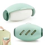 2PCS Washable Lint Rollers for Pet Hair, Reusable Sticky Roller for Clothes, Mini Travel Size Lint Roller, Portable Mini Dog Cat Pet Hair Remover for Clothes, Laundries(Color:Green)