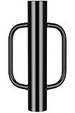 Gtongoko 8LB Fence Post Driver with Handles Heavy Duty T Post Driver Post Pounder for T-Posts, U Channel, Metal Post and Sign Post Pole Driver Tool, Black