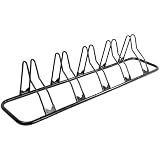 CyclingDeal Bicycle Floor Parking Rack Stand - for Mountain MTB Road Bike - Indoor Home Garage Storage - Classic 5 Bikes