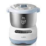 Joydeem Electric Dough Maker with Ferment Function, Microcomputer Timing, Face-up Touch Panel, 6.6Qt, 304 Stainless Steel, JD-HMJ7L