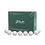 Eco-Friendly Water Soluble Golf Balls | Ideal Practice or Gift Balls for Driving Ranges, Oceans, Lakes | Biodegradable & Quickly Dissolves in Water | NOT Meant for Tournament Play