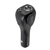 React 7-in-1 Vehicle Emergency Multi-Tool by ChargeHub with 2200mAh Power Bank, USB Car Charger, Window Breaker, Concealed Seat Belt-Cutter, Flashlight, Red Flashing Light, & Audible S.O.S Alarm.