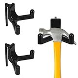 6pcs Shed Hooks for Rubbermaid Fasttrack, Plastic Multi Purpose Shed Organizer Accessories, Power Tool Hangers Holder Organization and Storage for Garage Hanging Shovel Rake Sports Equipment