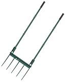 Forvenora Broadfork Garden Tool, 5-Tine Manual Soil Tiller, Heavy Duty