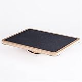 StrongTek Advanced Balance Board, Wooden Wobble Board with Cross Base, 360° Directional Wobble, Non-Slip Balance Trainer for Core Strength, Stability Training, Fitness and Coordination