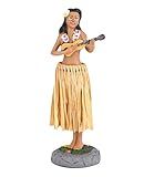 BCSmyer Hawaii Hula Girl Dashboard Bobbleheads for Driver Dashboard Decorations Medium Size 6.5" High Dashboard Hula Girl