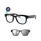 TREEFIA AI Smart Glasses with Camera 2000W AI Real-Time Translation, Bluetooth Audio – Smart Glasses with Camera, Hands-Free Video Recorder for Travel, Sports, Outdoor Use (M01 Pro)