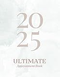 2025 Salon Business Planner: Essential Tool for Organized Scheduling, Client Details, Notes. Daily & Hourly Increments for Appointments