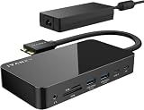 iVANKY 12-in-2 FusionDock 1 for M5 MacBook Pro Docking Station Dual 4K@120Hz Monitor for M5/M4/M3/M2/M1 Pro/Max MacBook Neo,150W AC, SD/TF, USB, RJ45, 5Gbps Plug and Play (Incompatible with Windows)