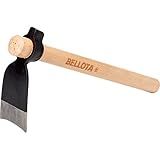 Bellota HOE2420W335P Forged Hoe for Planting Flowerbeds and Rockery Areas, with Wood Handle and Anti-Twist System.