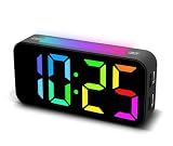 Topski Loud Alarm Clocks for Bedrooms Heavy Sleepers, Digital Bedside Clock
