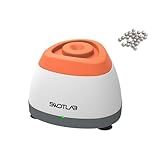 Mini Vortex Mixer, 3500rpm Lab Vortex Shakers with Touch Function LED Indicator Vortex Paint Mixer for Nail Polish Ink Eyelash Adhesives Test Tubes Vortex Mixing and Acylic Paint Orange