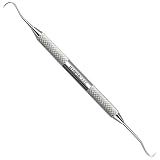 Utopia Care Professional Dental Tartar Scraper Tool, Dental Pick, 6.5 Inch Double Ended Tartar Remover for Teeth, Plaque Remover, Tooth Scraper, Silver, 1 Piece